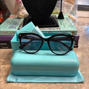 Tiffany and Company, black and silver frames made in Italy style number TF2186